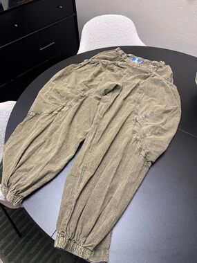Urban Outfitters Olive Drawstring Waist Pants